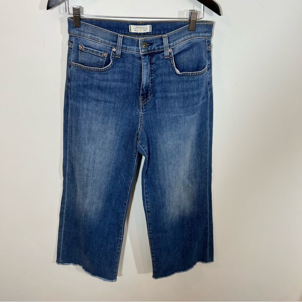 Principle Denim Jeans Nomad Style Crop Wide Leg | Size 29